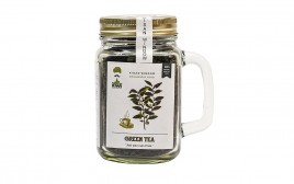 Kiwi Kisan Window Green Tea   Glass Jar  100 grams